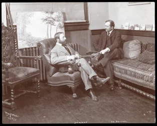 Künstler Parsons und Ed Pottest, 1907